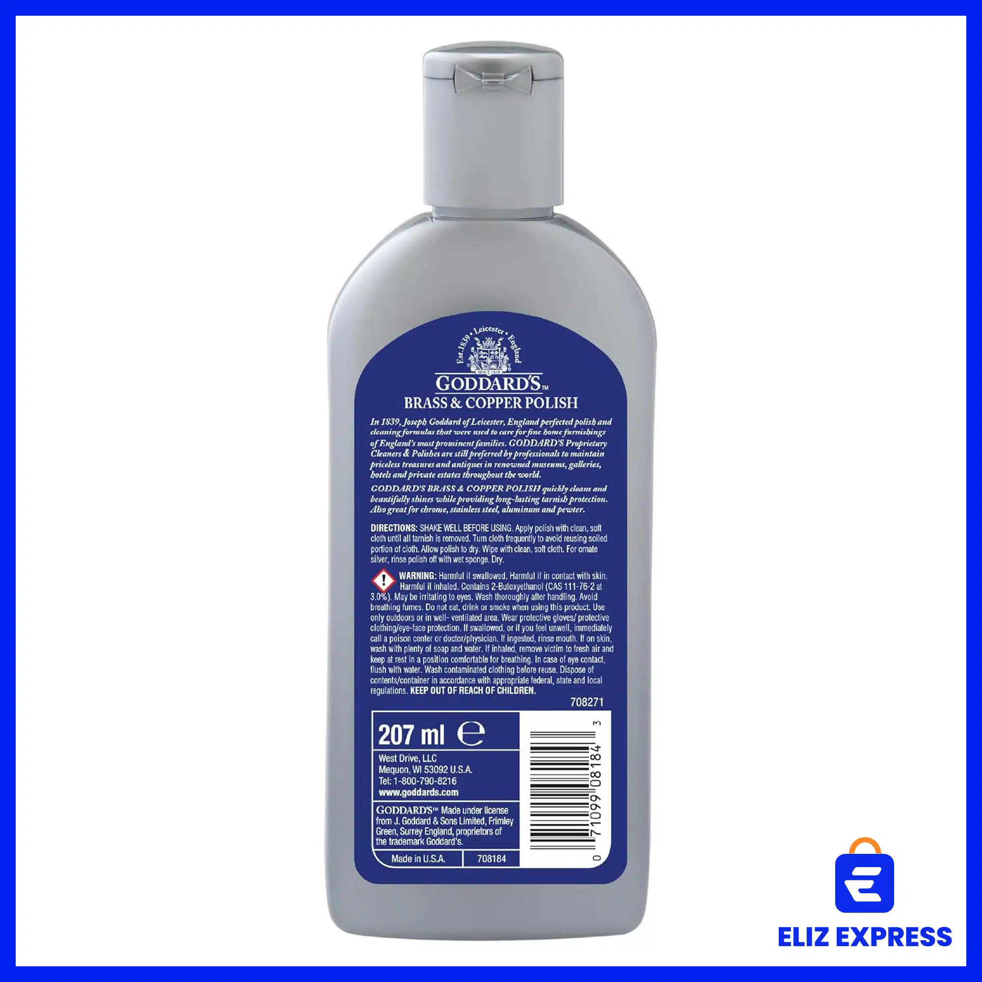 Goddard's Jewelry Cleaner, Tarnish Remover, Cleaning Solution for Silver, Gold, Diamond, Gemstone Jewelry, Ammonia Free, Includes Brush & Basket, 6 oz-2