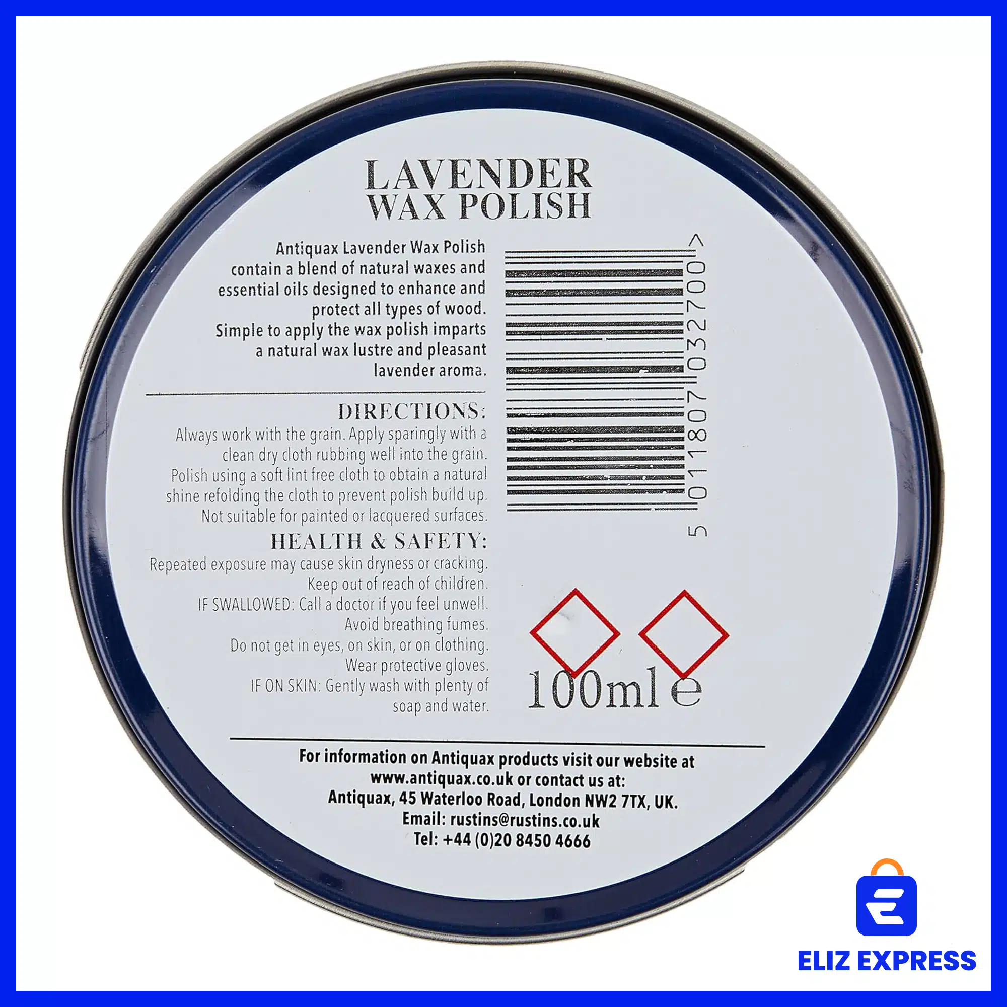 Antiquax Lavender Wax Polish 100ml-3