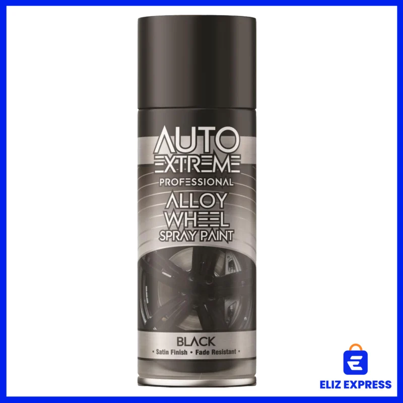 Auto Extreme Alloy Wheel Spray Paint Black 400ml