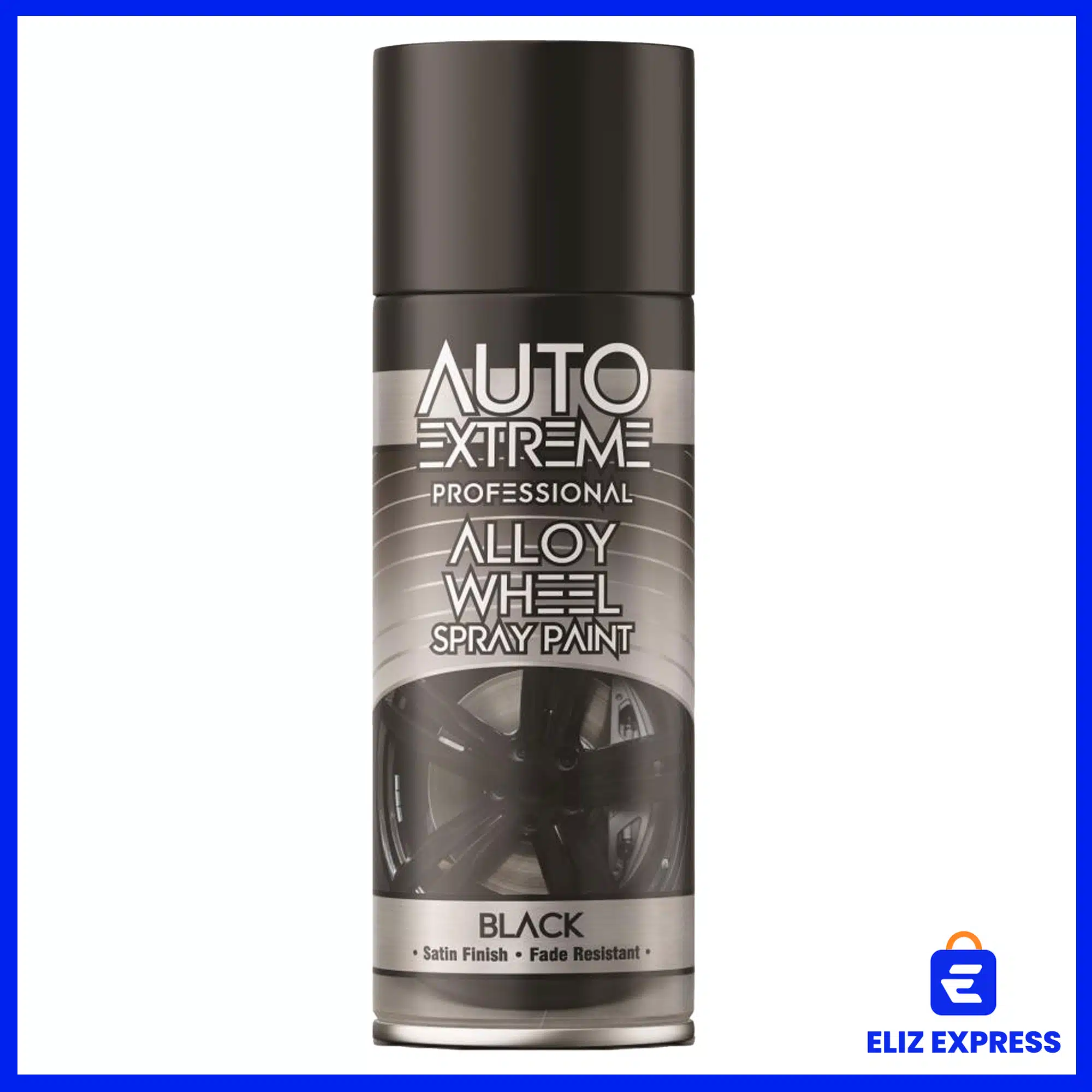 Auto Extreme Alloy Wheel Spray Paint Black 400ml
