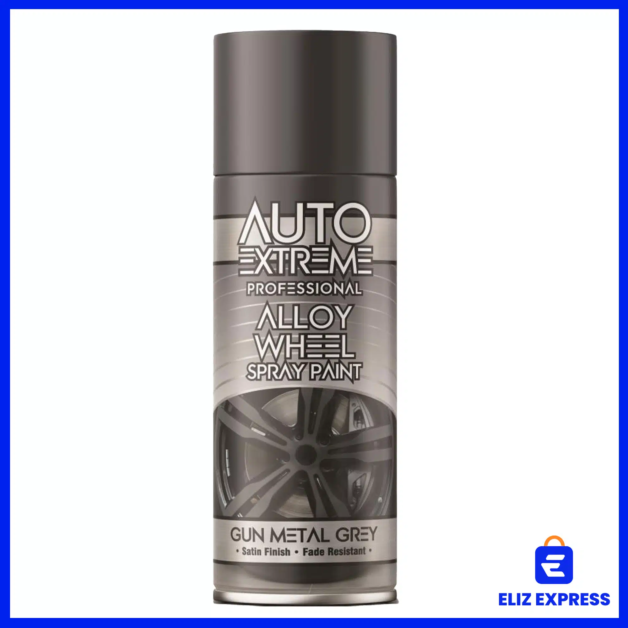 Auto Extreme Alloy Wheel Spray Paint Gun Metal Grey 400ml