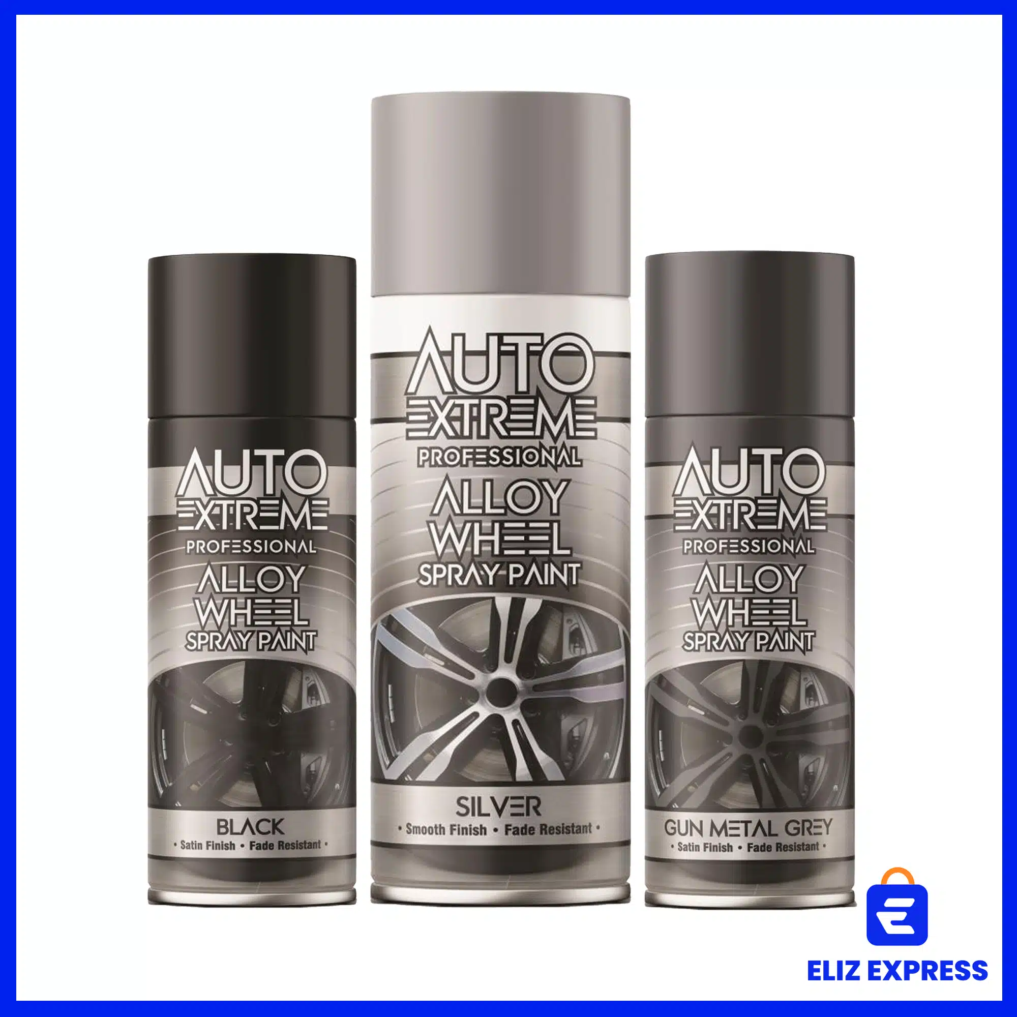 Auto Extreme Alloy Wheel Spray Paint Silver 400ml-2