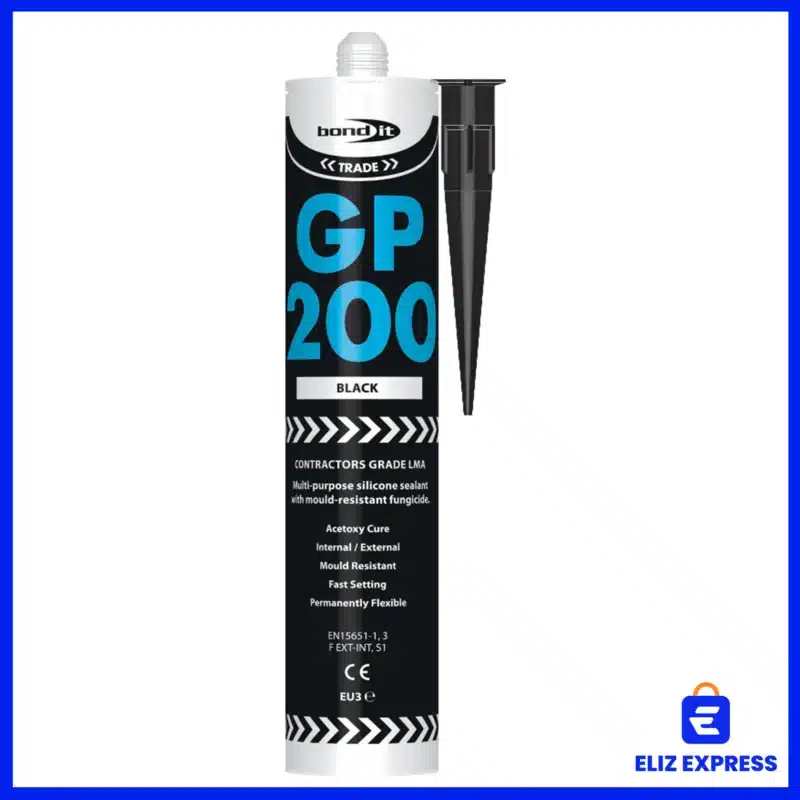 Bond-It GP200 General Purpose Silicone Sealant Color Black