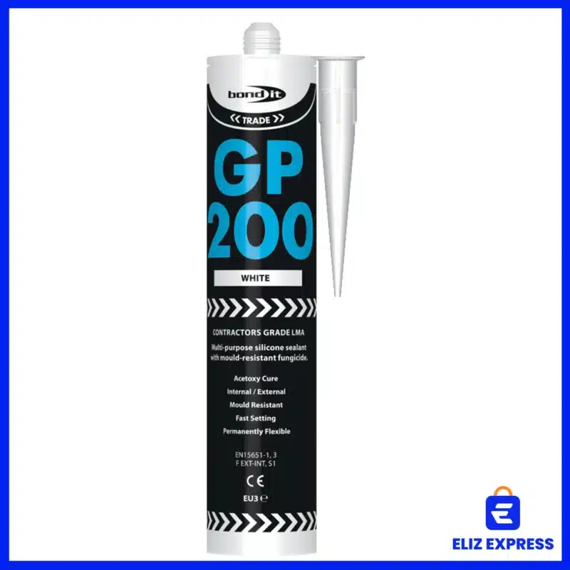 Bond-It GP200 General Purpose Silicone Sealant Color White