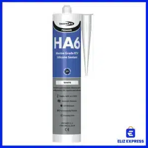 Bond-It HA6 Marine Grade Acetoxy RTV Silicone Sealant Color White