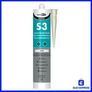Bond-It S3 Sanitary Silicone Sealant With Fungicide Color Ivory