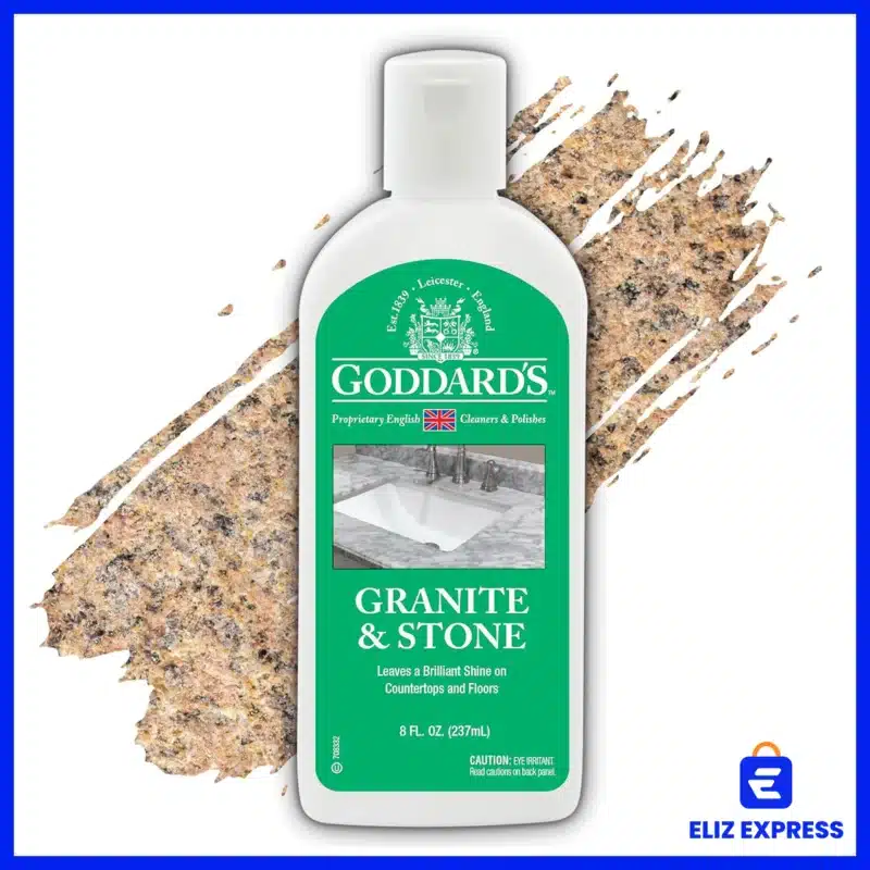 Goddard’s Marble & Granite Polish Carnauba Wax Countertop Cleaner for Scratches & Stains on Kitchen Island, Stone Surfaces, Sealer & Protectant, 8 oz-1