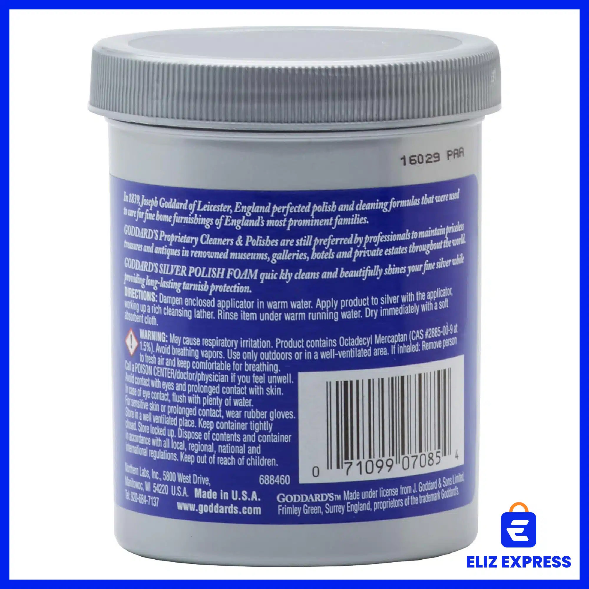 Goddard’s Silver Polish Foam, Silver Jewelry Cleaner for Antiques, Accessories, Ornaments, Silver Cleaner, Tarnish Remover Sponge Applicator, 6 oz-2