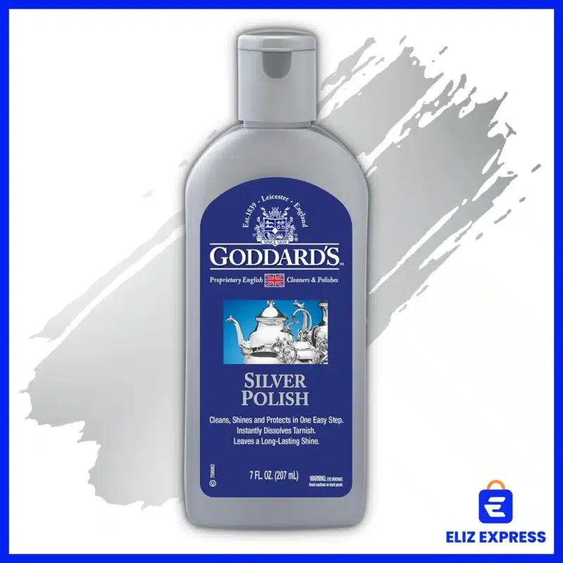 Goddard's Silver Polish Sterling Silver Cleaner for Dinnerware, Silverware, Instant Sterling Silver Jewelry Cleaner to Shine, Protect & Clean, All-in-One Solution for Silver 7oz-1