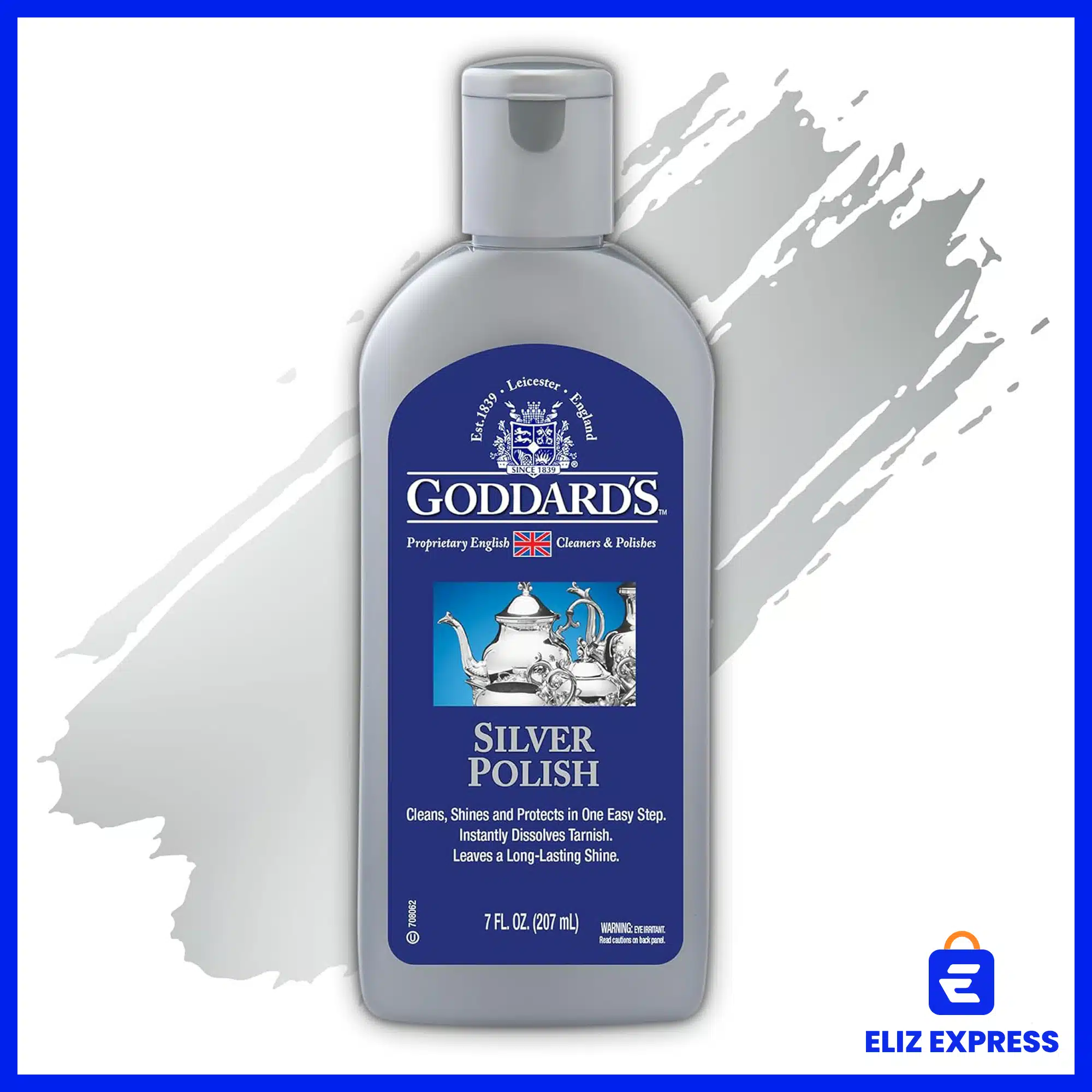 Goddard's Silver Polish Sterling Silver Cleaner for Dinnerware, Silverware, Instant Sterling Silver Jewelry Cleaner to Shine, Protect & Clean, All-in-One Solution for Silver 7oz-1