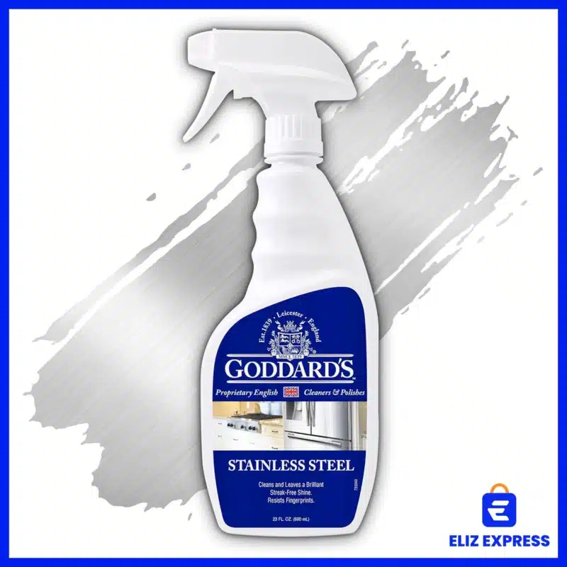 Goddard's Stainless Steel Cleaner Spray – Non-Abrasive Stainless Steel Kitchen Sink, Appliances & Dishwasher Cleaner to Remove Stains & Grease – Stainless Steel 23oz-1