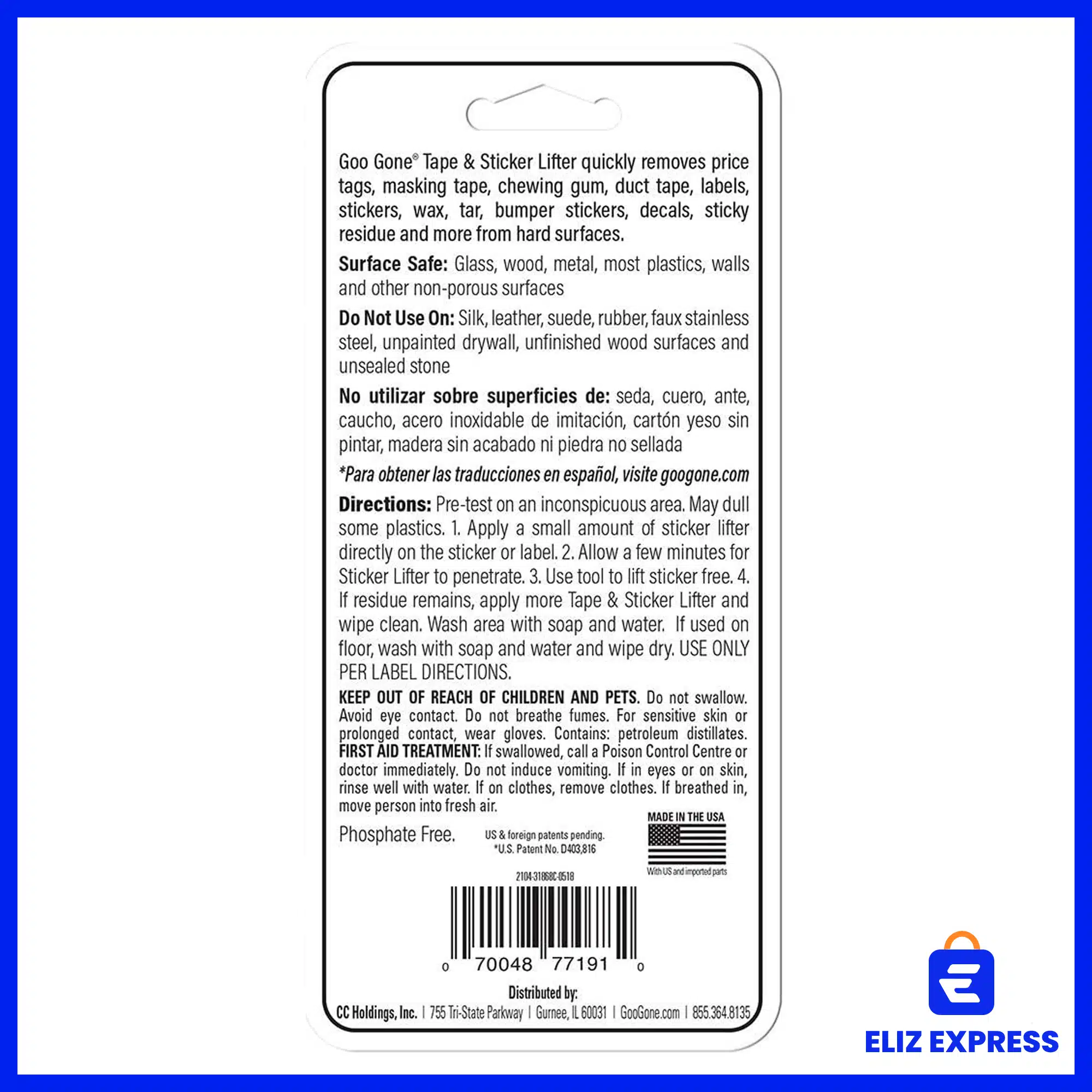 Goo Gone Tape & Sticker Lifter 2oz (59ml)-2