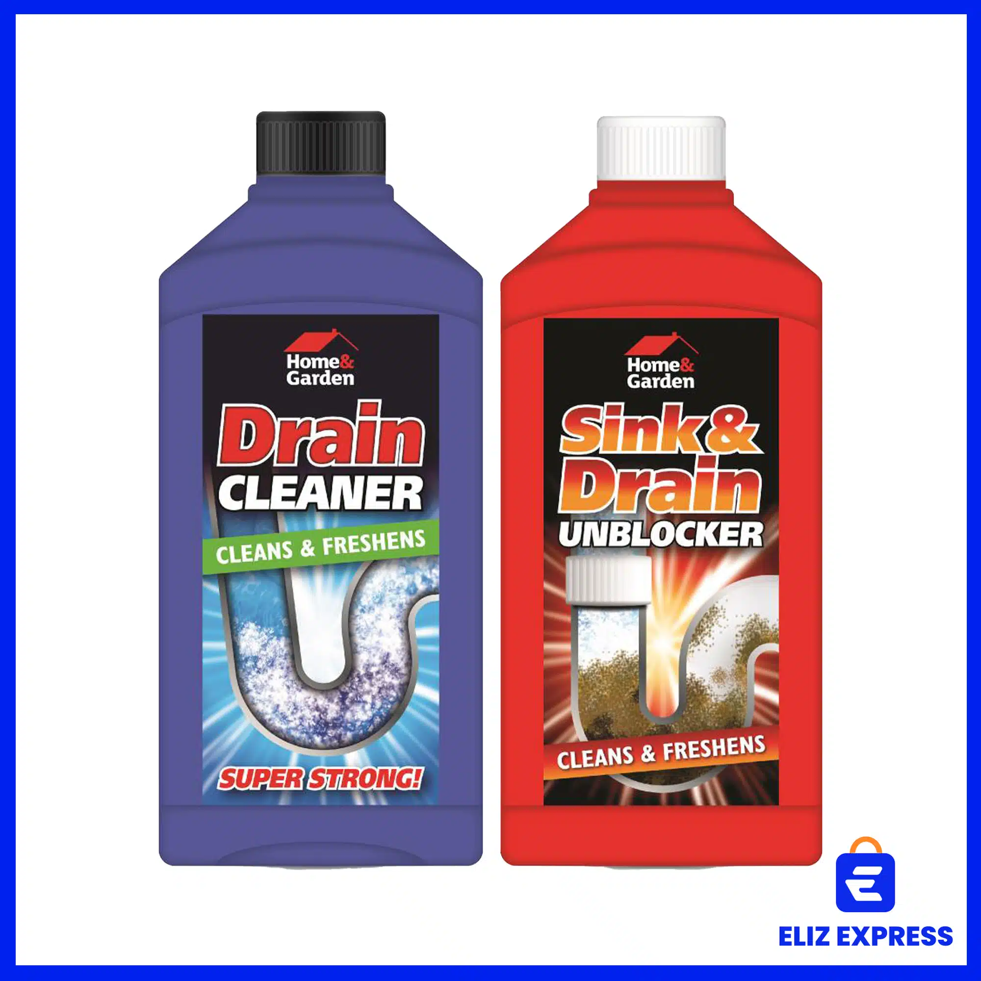 Home & Garden Super Strong Drain Cleaner 1lt-2