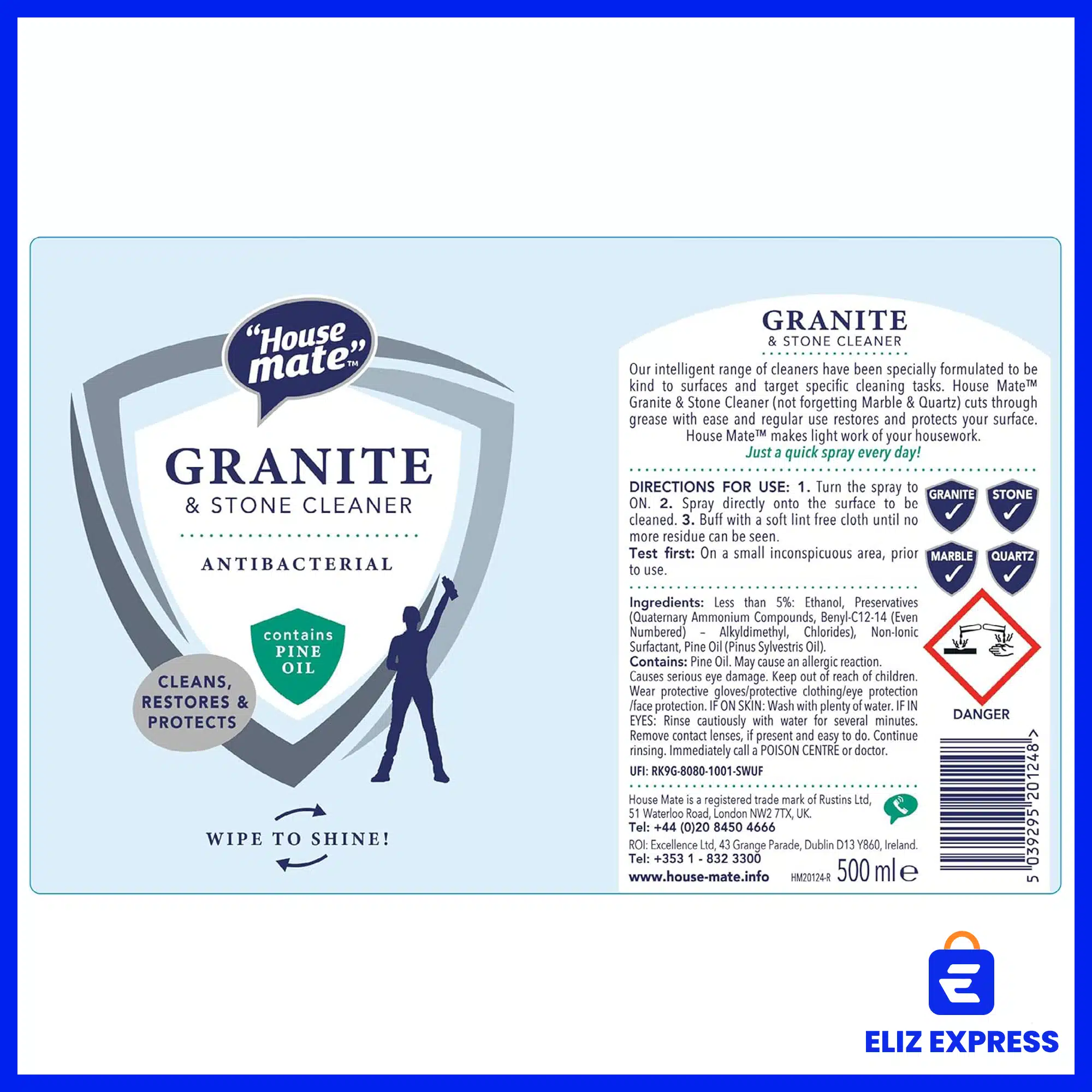 House Mate Granite & Stone Cleaner 500ml-3