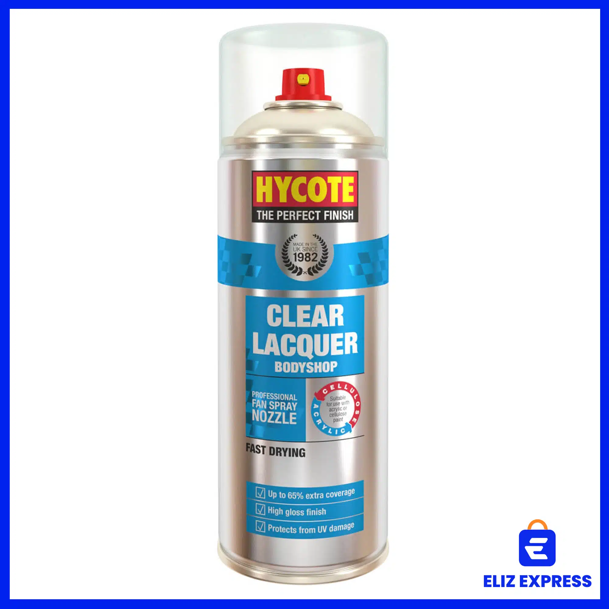 Hycote Bodyshop Clear Lacquer Spray Paint 400ml