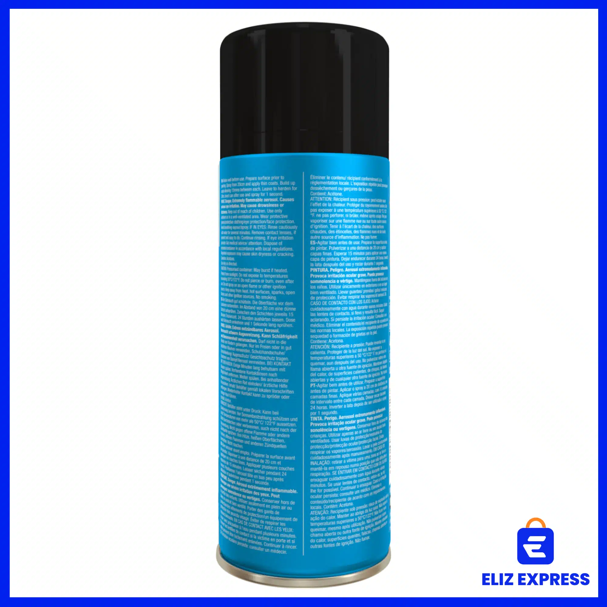 Hycote Gloss Black Spray Paint 400ml-2