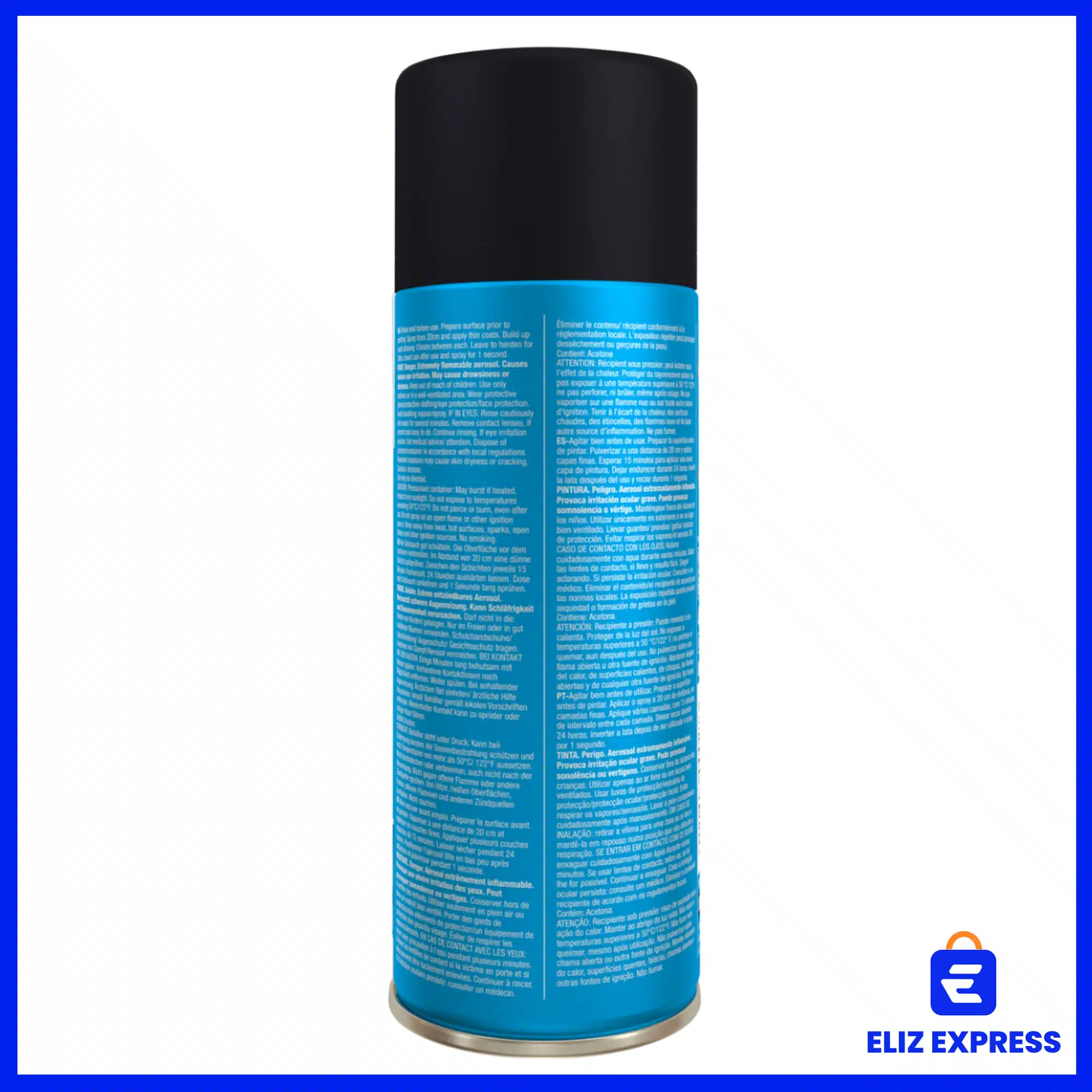 Hycote Matt Black Spray Paint 400ml-2