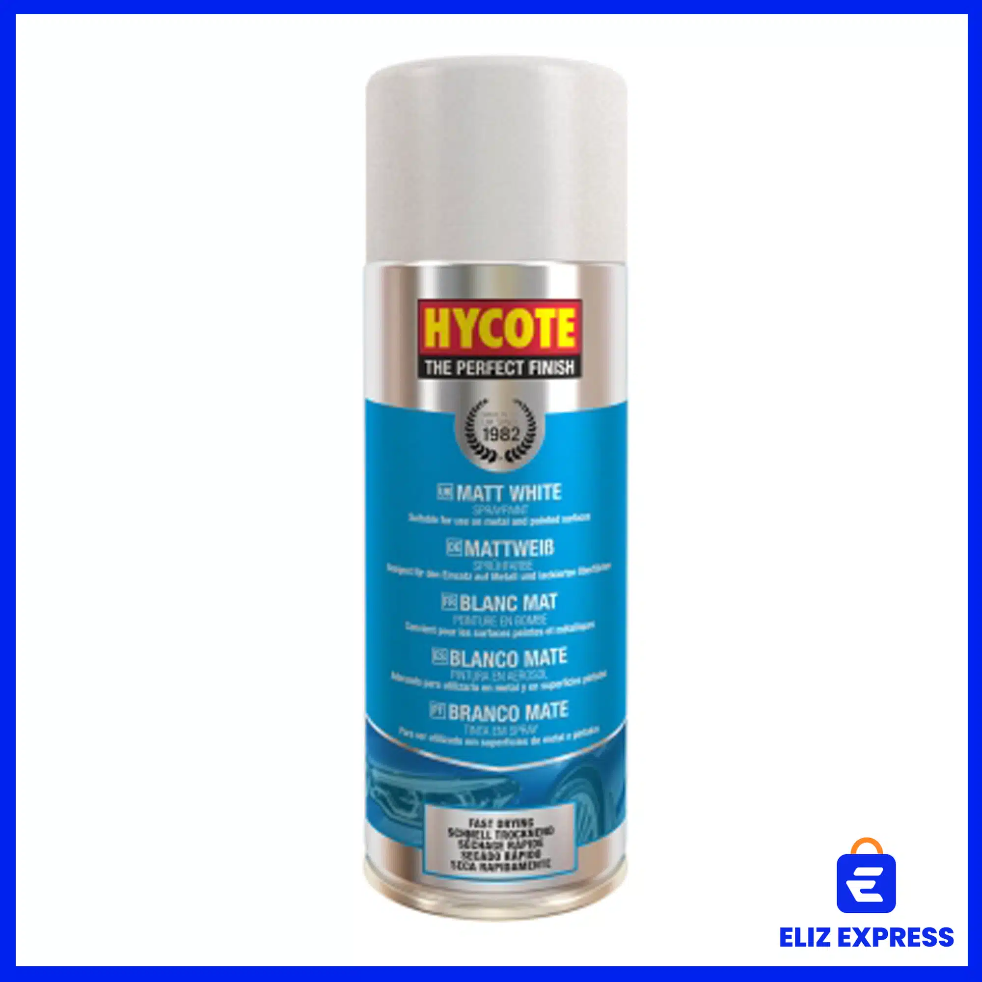 Hycote Matt White Spray Paint 400ml