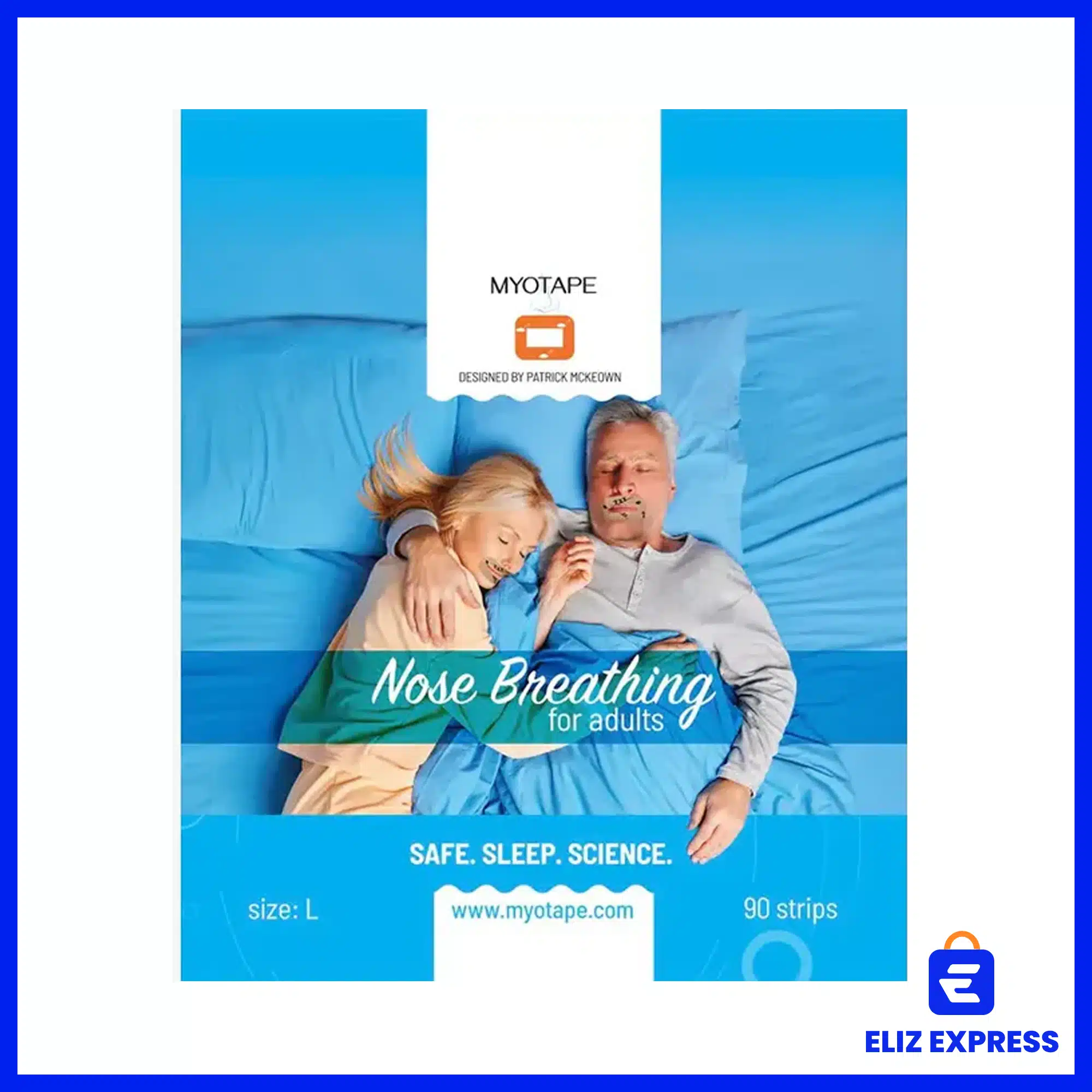 Myotape Sleep Strips Improve Your Sleep Quality, Breathe Through Your Nose During Sleep and Reduce Mouth Breathing and Snoring [Expert Designed Mouth Tapes Using Elastic Tension]-1