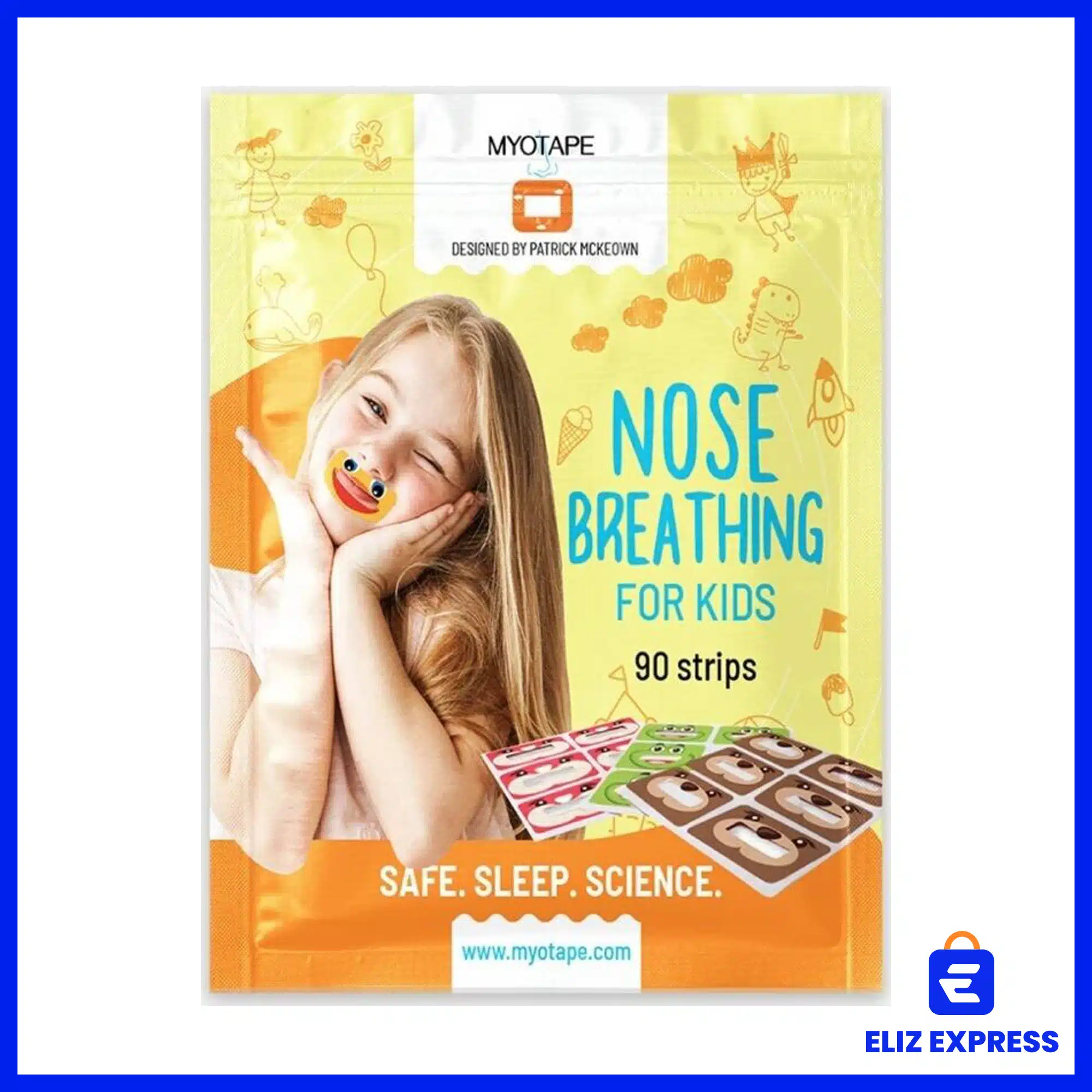 Myotape Sleep Strips for Children & Teens Restores Nasal Breathing in Children & Teenagers-1