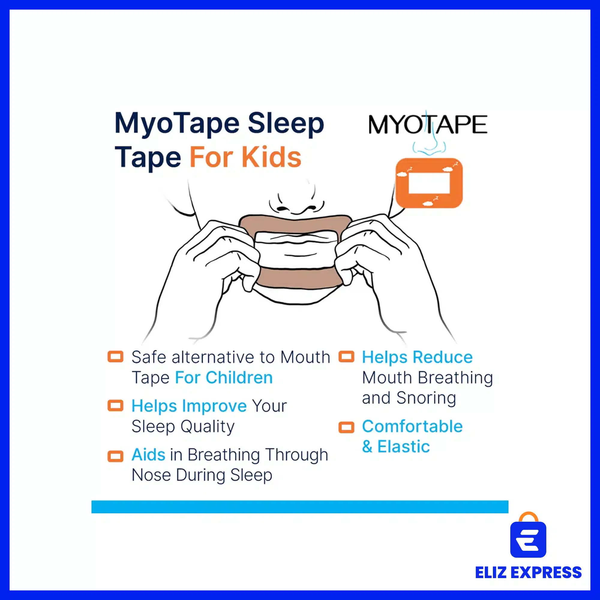 Myotape Sleep Strips for Children & Teens Restores Nasal Breathing in Children & Teenagers-2
