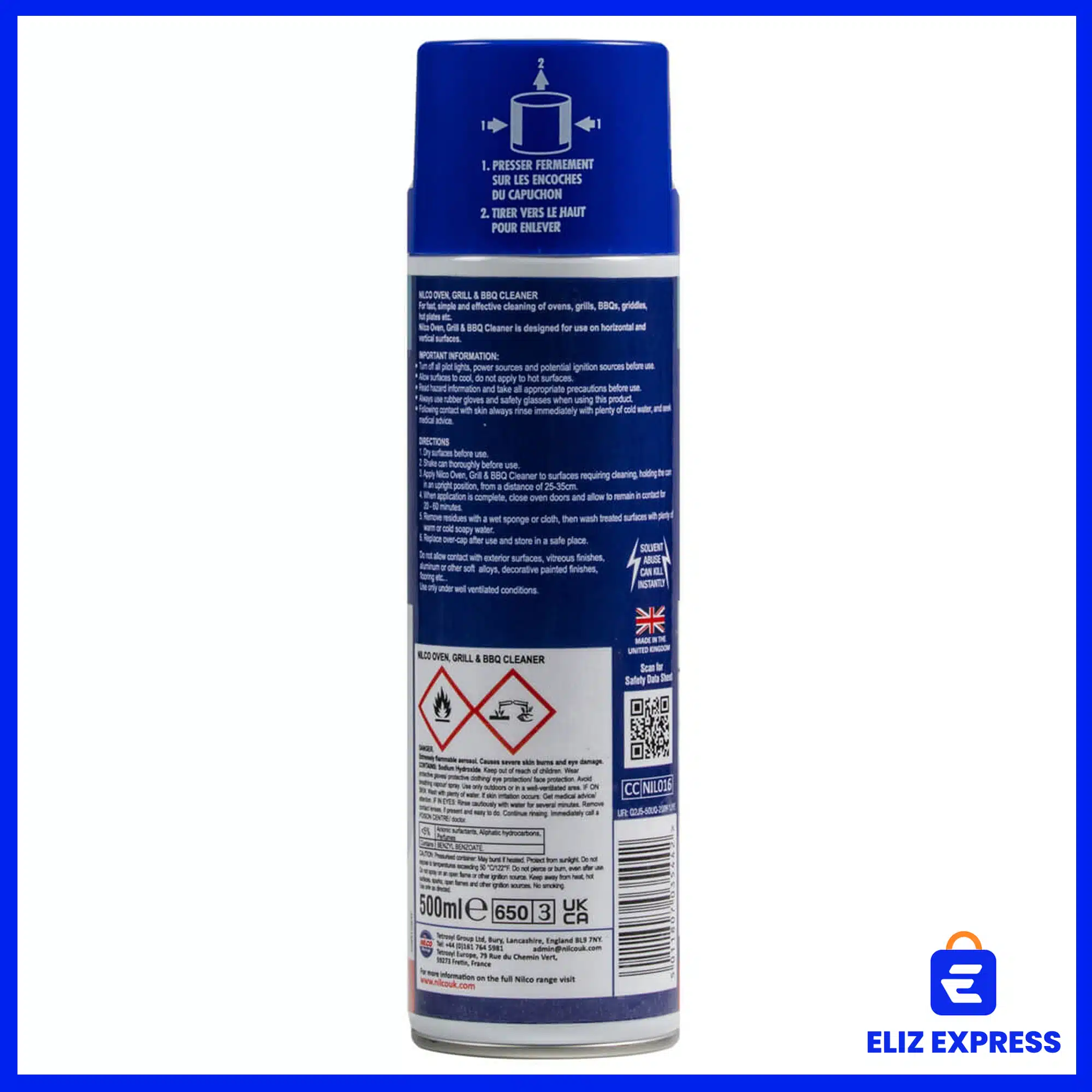 Nilco Oven, Grill & BBQ Cleaner 500ml-2