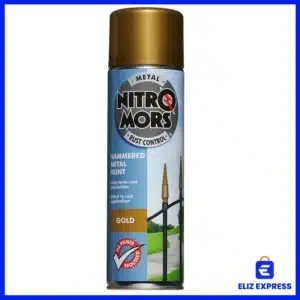 Nitromors Anti-Rust Hammered Finish Metal Paint Gold 500ml