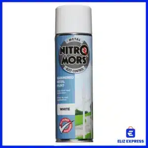 Nitromors Anti-Rust Hammered Finish Metal Paint White 500ml