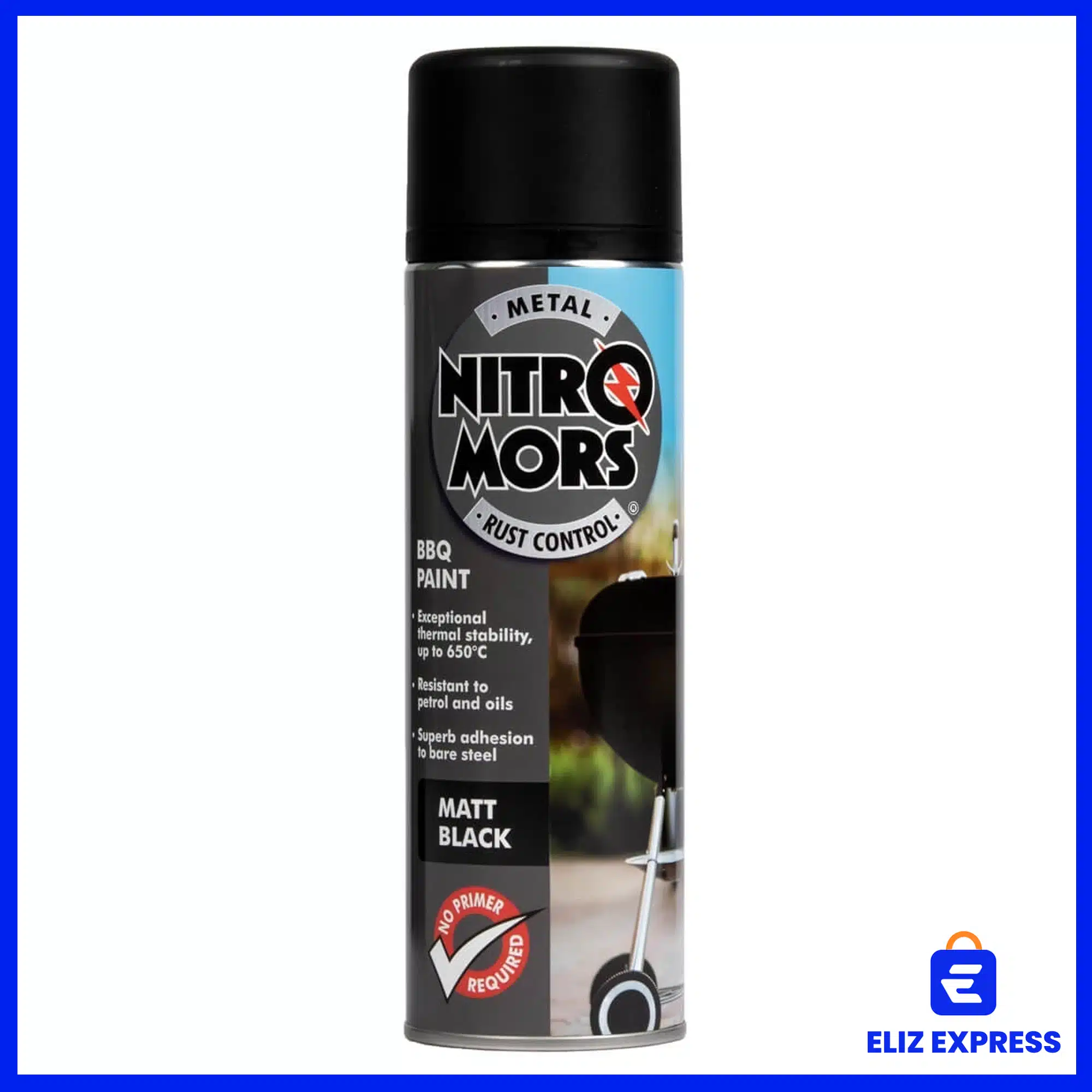 Nitromors Anti-Rust Metal BBQ Paint 500ml-1