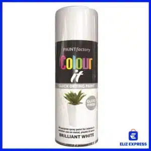 Paint Factory Brilliant White Gloss Spray Paint 400ml