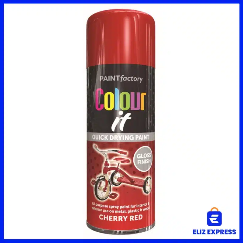 Paint Factory Cherry Red Gloss Spray Paint 400ml