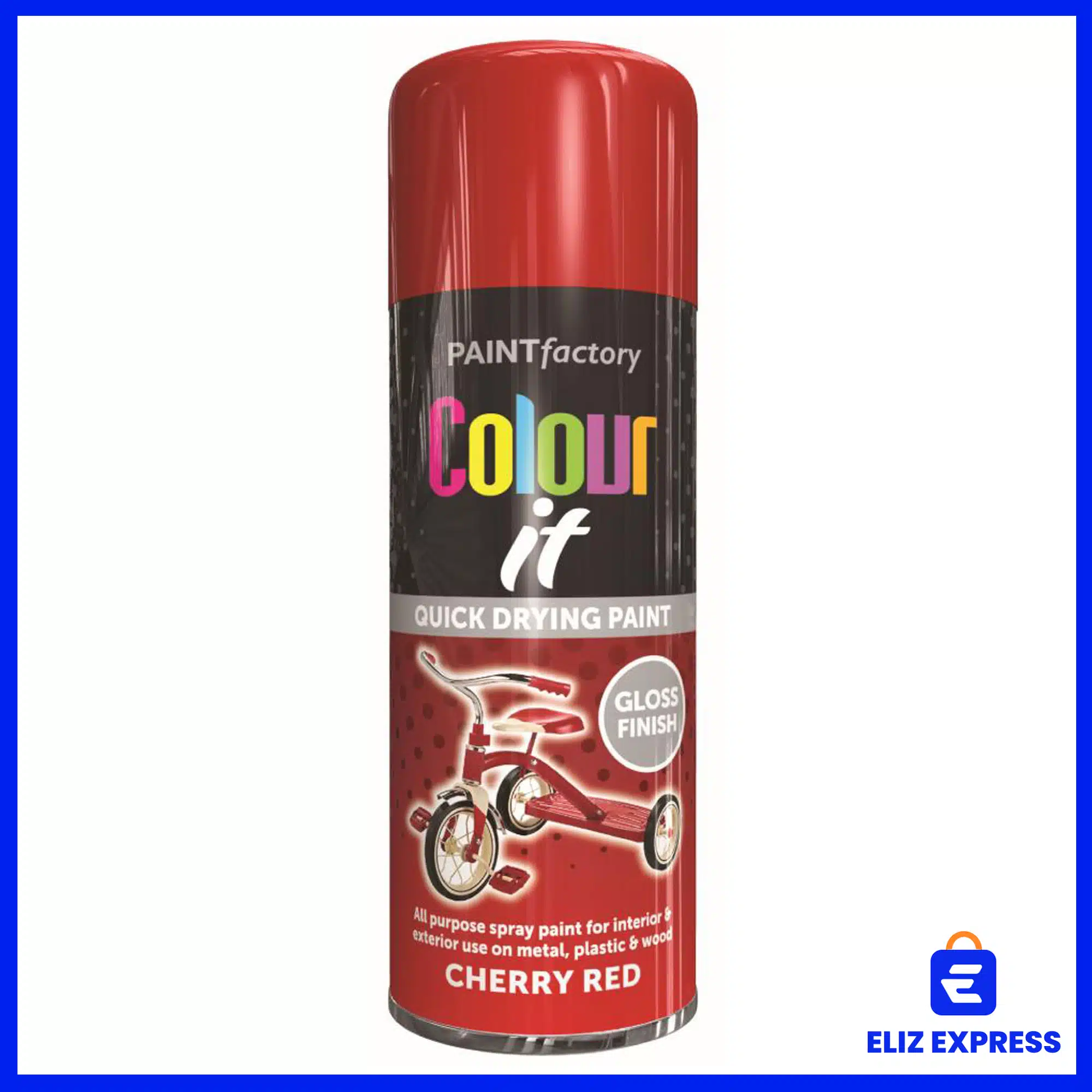 Paint Factory Cherry Red Gloss Spray Paint 400ml