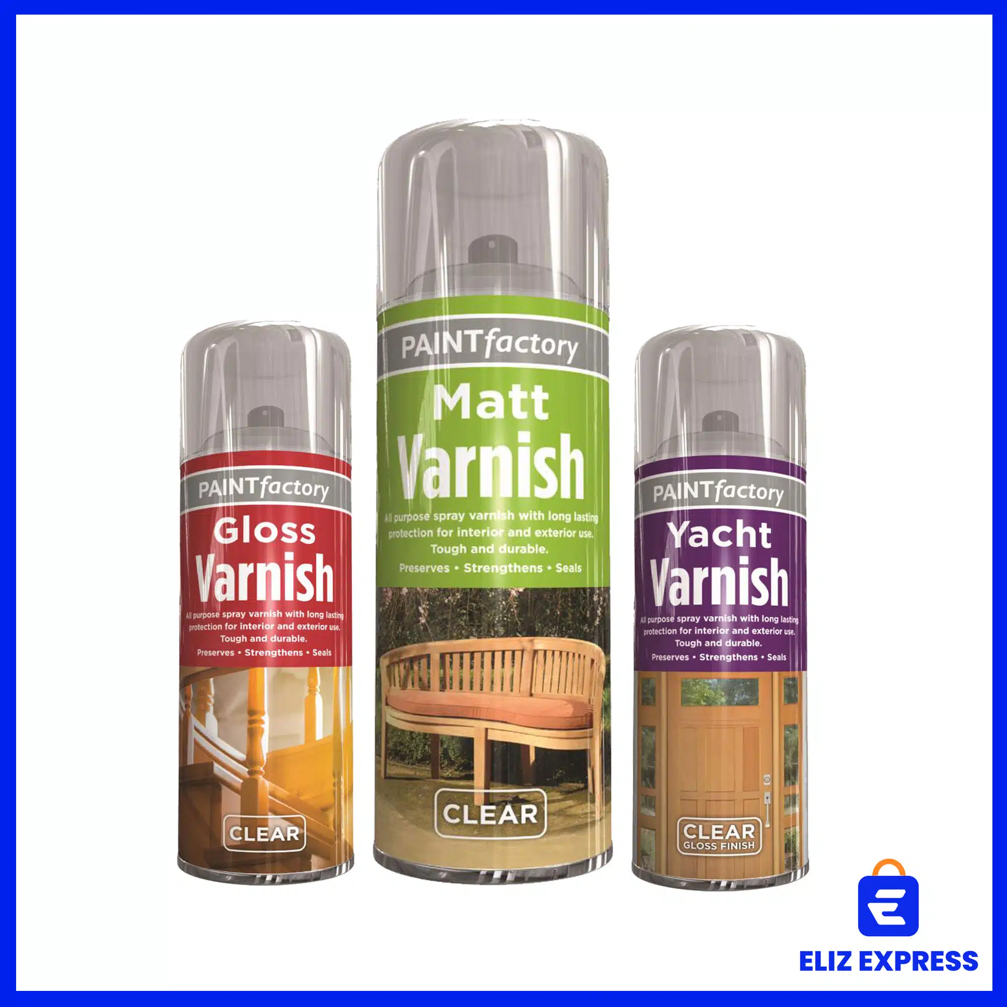 Paint Factory Clear Matt Varnish Spray 250ml-2