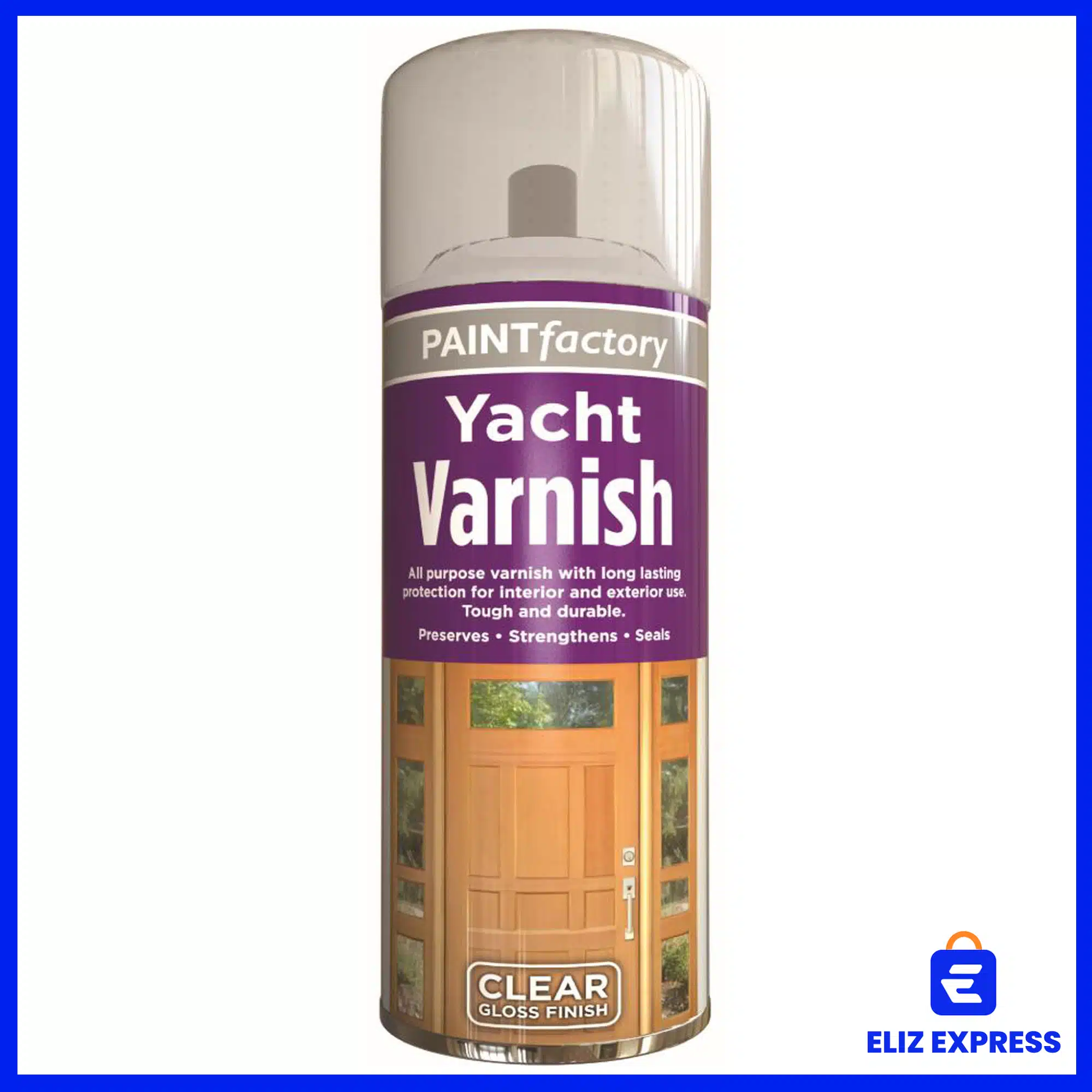 Paint Factory Clear Yacht Varnish Spray 250ml