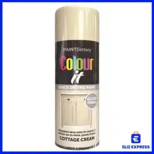 Paint Factory Cottage Cream Gloss Spray Paint 400ml