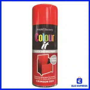 Paint Factory Crimson Red Gloss Spray Paint 400ml
