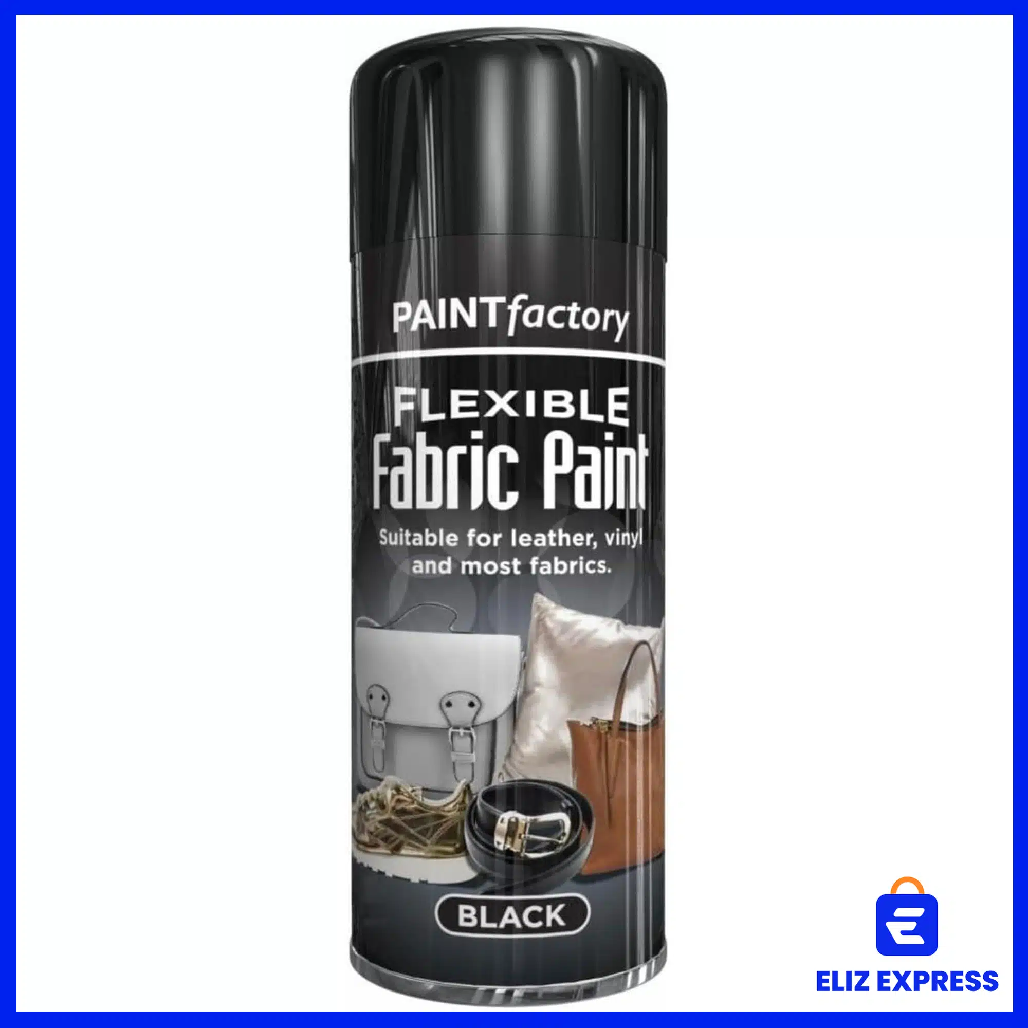 Paint Factory Flexible Fabric Spray Paint Black 200ml