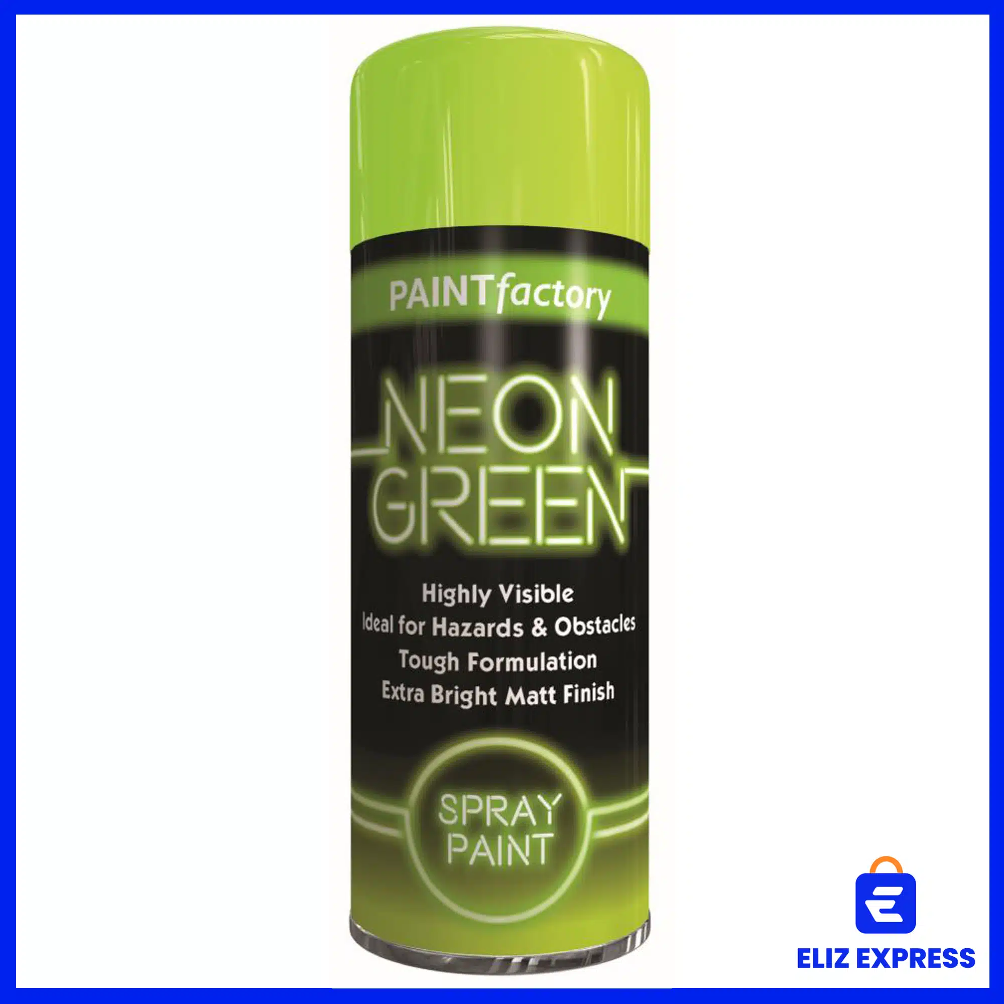 Paint Factory Highly Visible Neon Spray Paint Color Green 200ml