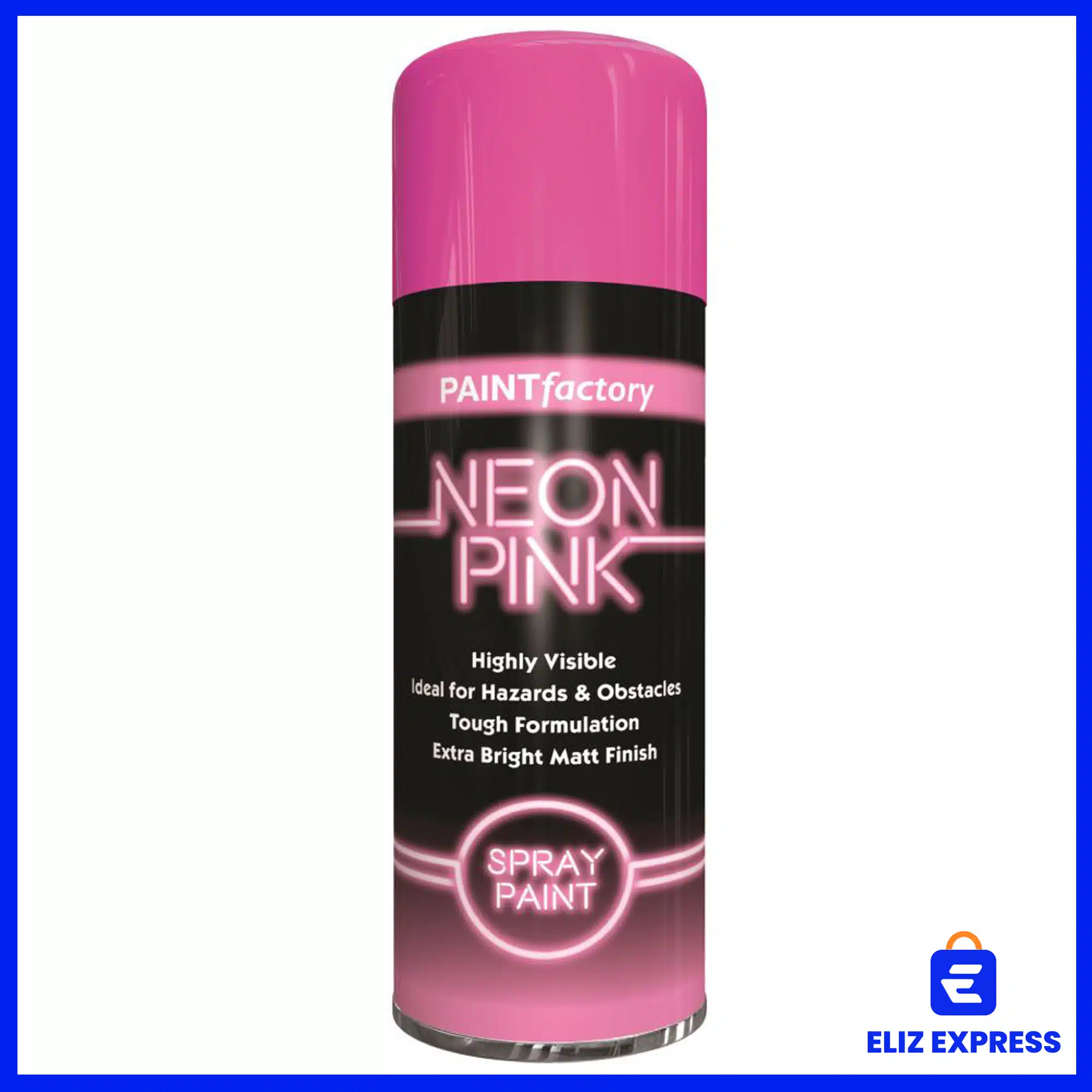 Paint Factory Highly Visible Neon Spray Paint Color Pink 400ml