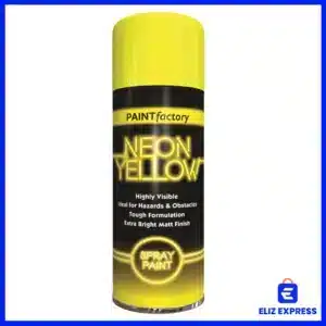 Paint Factory Highly Visible Neon Spray Paint Color Yellow 400ml