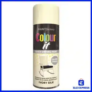 Paint Factory Ivory Silk Gloss Spray Paint 400ml