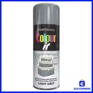 Paint Factory Light Grey Gloss Spray Paint 400ml