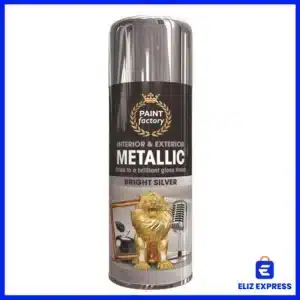 Paint Factory Metallic Bright Silver Spray Paint 400ml
