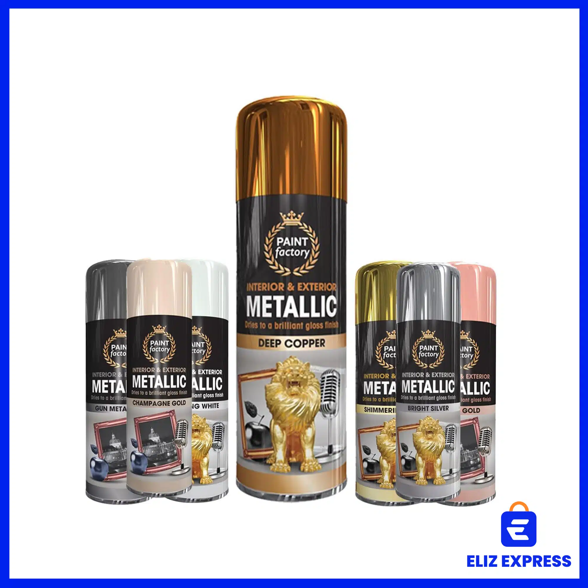 Paint Factory Metallic Deep Copper Spray Paint 400ml-2