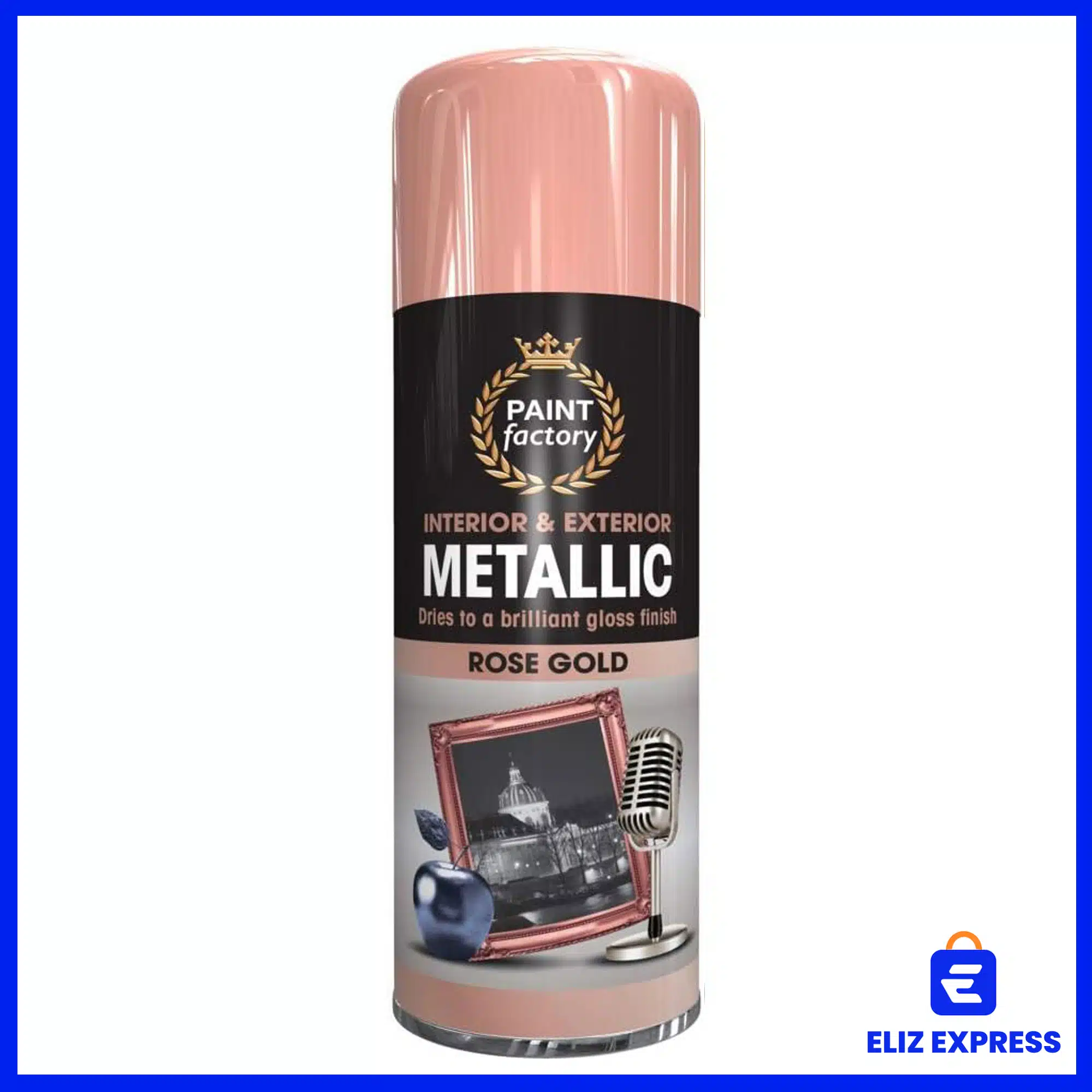 Paint Factory Metallic Rose Gold Spray Paint 400ml