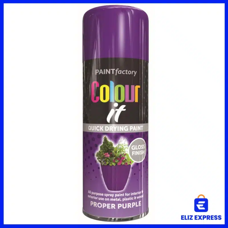 Paint Factory Proper Purple Gloss Spray Paint 400ml