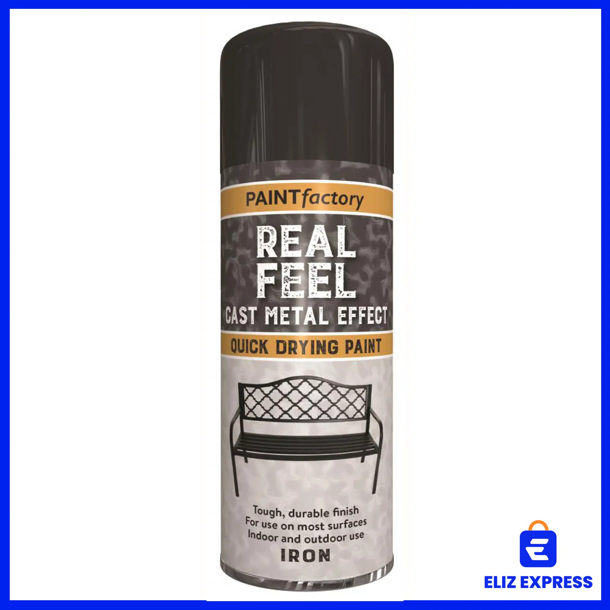 Paint Factory Real Feel Textured Spray Paint Cast Iron 400ml