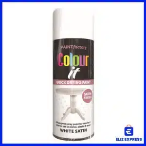 Paint Factory Satin White Spray Paint 400ml