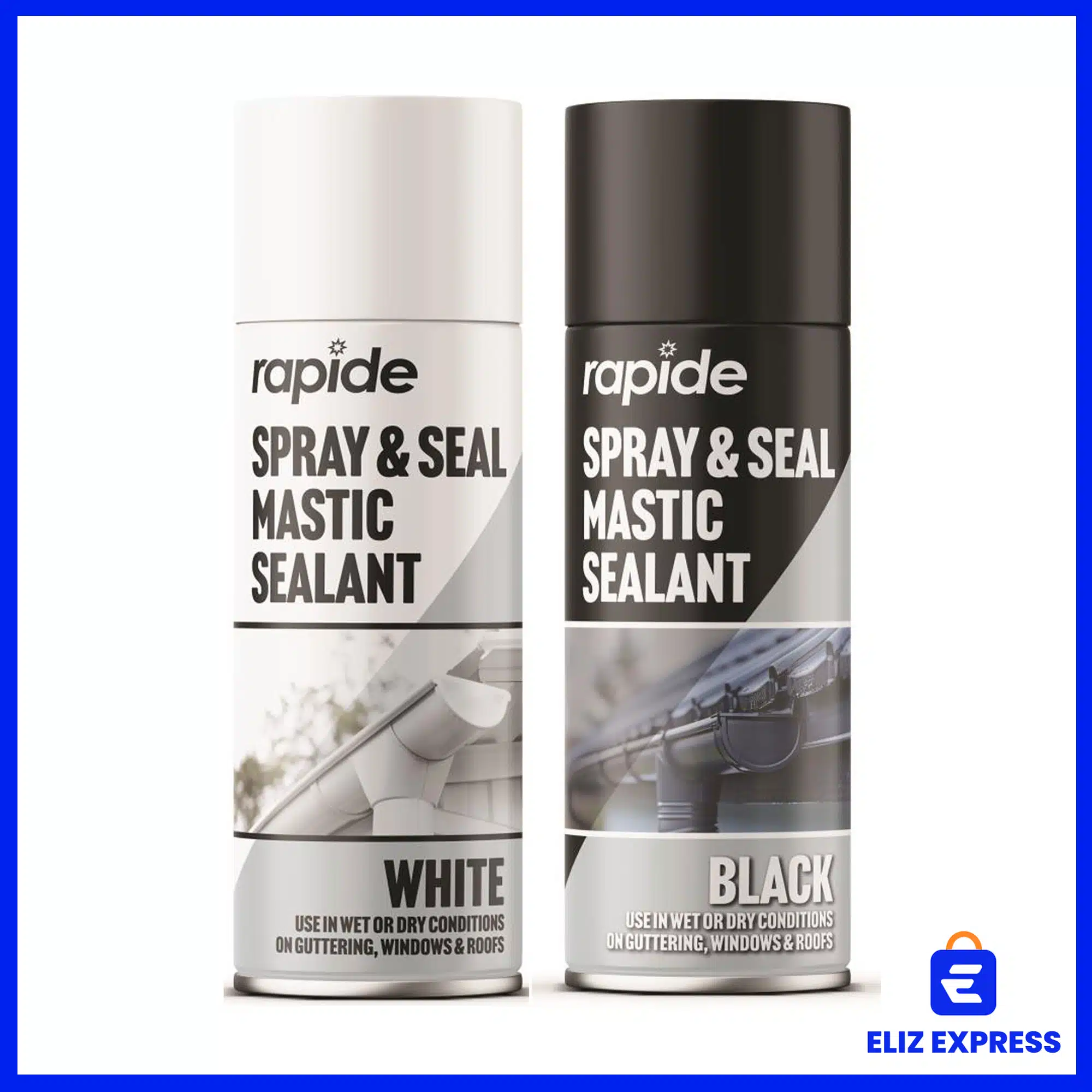 Rapide Spray & Seal Mastic Sealant White 400ml-2