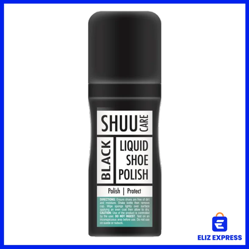Shuu Liquid Shoe Polish Color Black 75ml